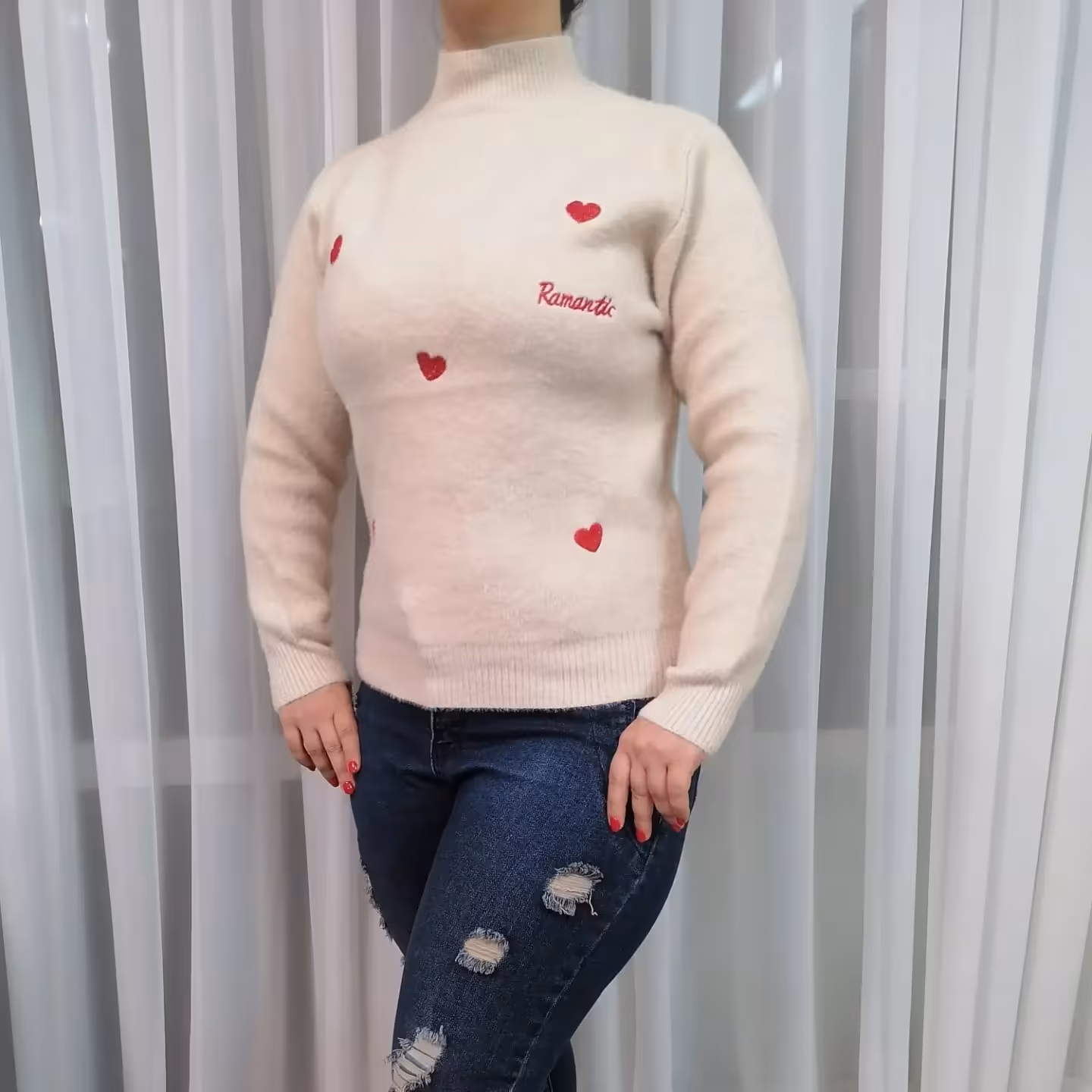  پلیور موهر قلبی