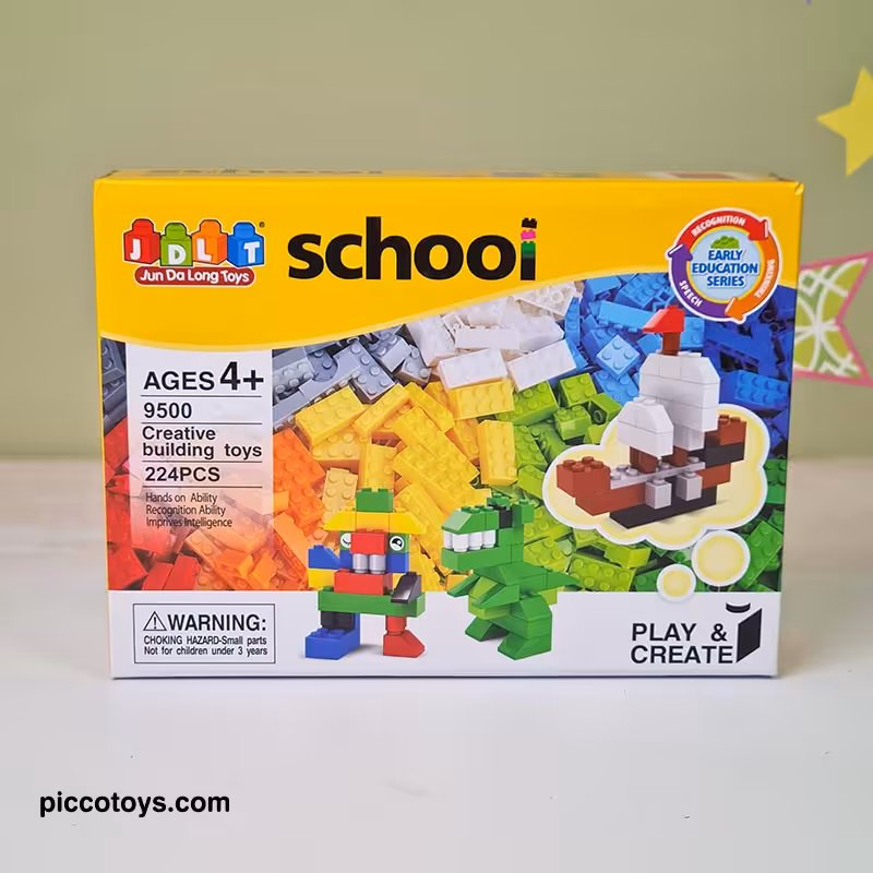 اسباب بازی لگو 224 تکه Creative Building Toys  کد 9500