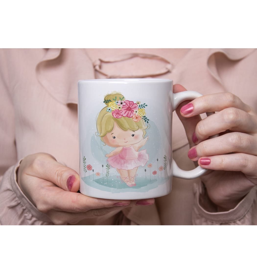 لیوان ماگ سرامیکی مدل دخترک