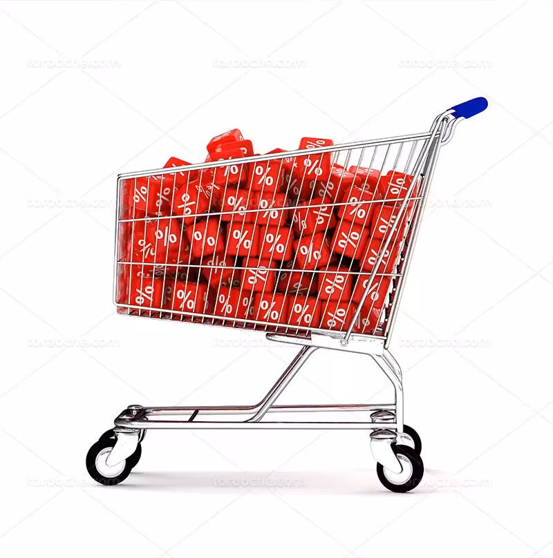 عکس سبد تخفیف | گرافیک با طعم تربچه