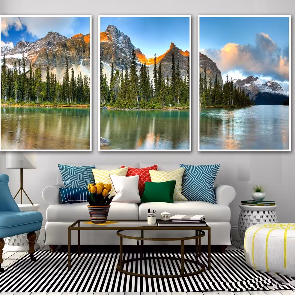 تابلو دکوراتیو 3تیکه کد 810