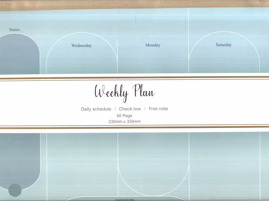 دفتر برنامه ریزی (پلنر هفتگی،WEEKLY PLANNER)،(کد 861) - ناشربوک | خرید آنلاین کتاب