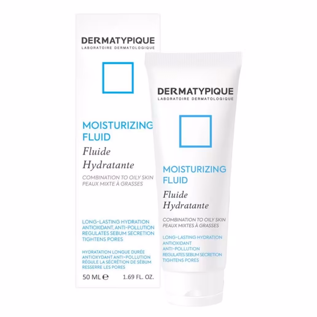 فلوئید مرطوب کننده و آبرسان پوست چرب درماتیپیک