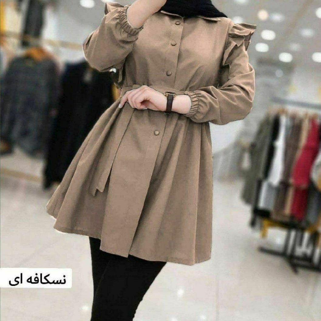 مانتو عروسکی کوتاه مزون دوز  ارسال رایگان