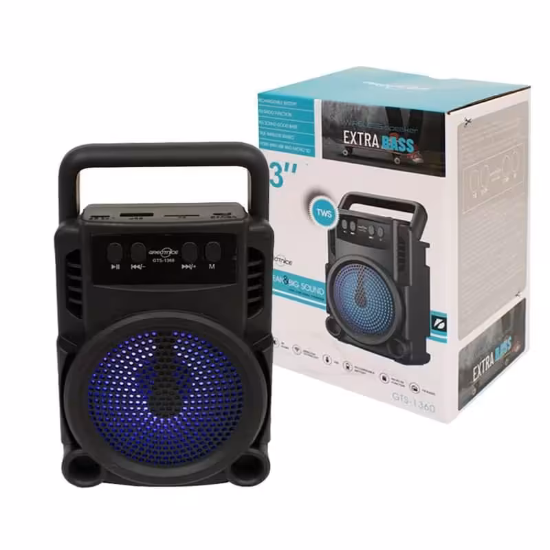 اسپیکر بلوتوثی باکیفیت مدل GTS-1360