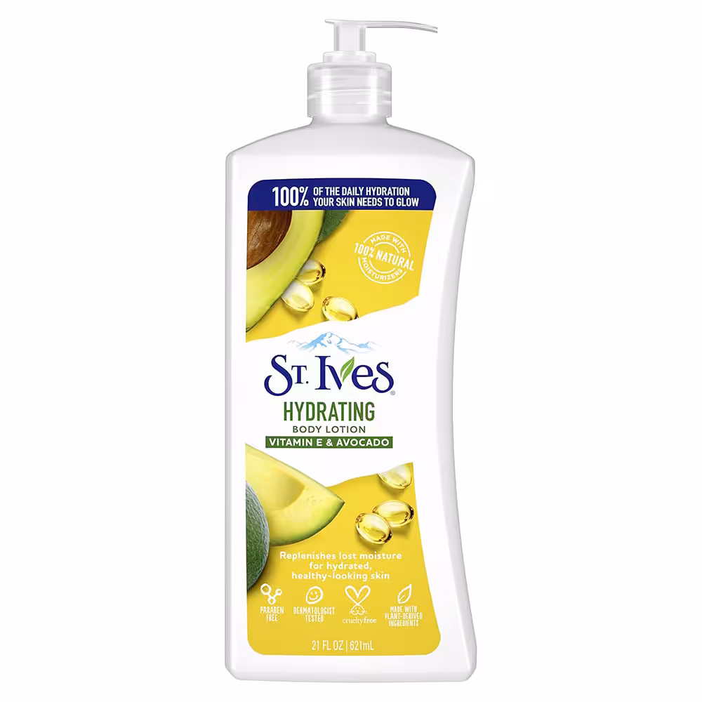 لوسیون سنت ایوز ویتامین E و آووکادو (St. Ives Hydrating Vitamin E &amp; Avocado)