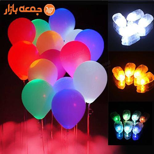 بادکنک رنگی چراغ دار LED