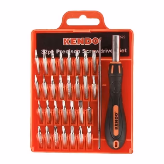 ست سر پیچ گوشتی 32 عددی کیندو مدل 20522