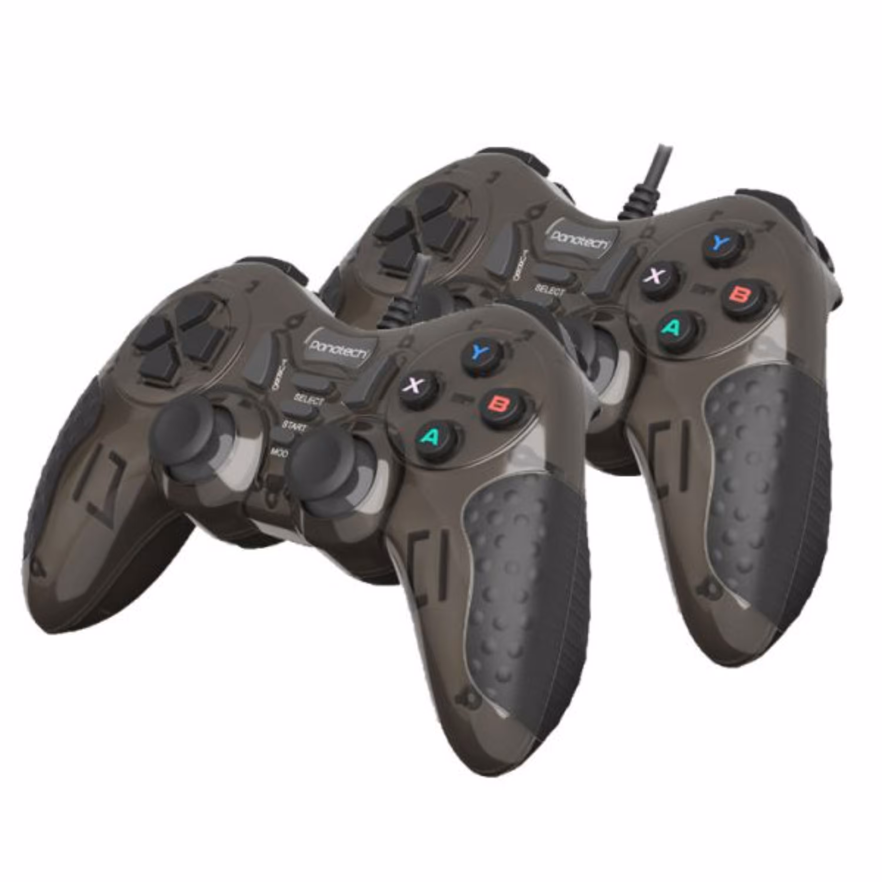 دسته بازی دوبل شوکدار حرفه ای Panatech مدل 501 مشکی گارانتی دار