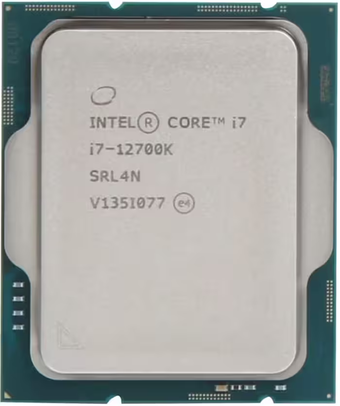 پردازنده کامپیوتر بدون باکس سری Alder Lake اینتل Core i7-12700K