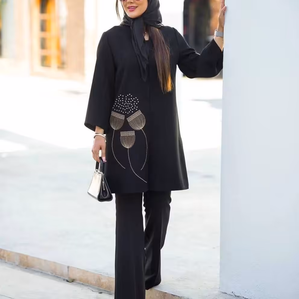 مانتو جنس شانتون اندونزی سایز 42تا56