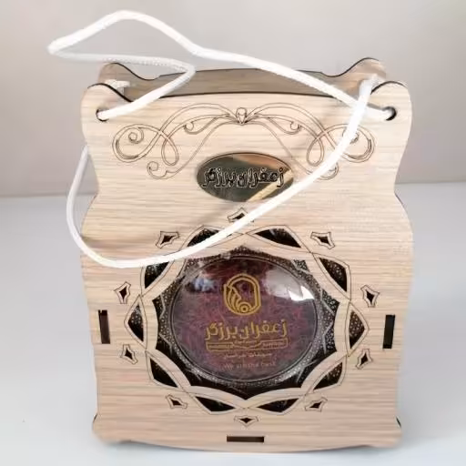 زعفران نگین خاتم چوبی(3 گرمی ) آنلاین استور 
