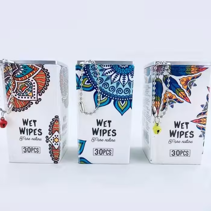 دستمال مرطوب قوطی مکعبی فانتزی

