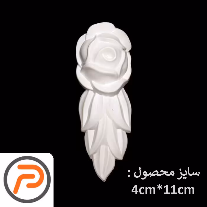 گل تزئینی طرح منبت pvc کد 803