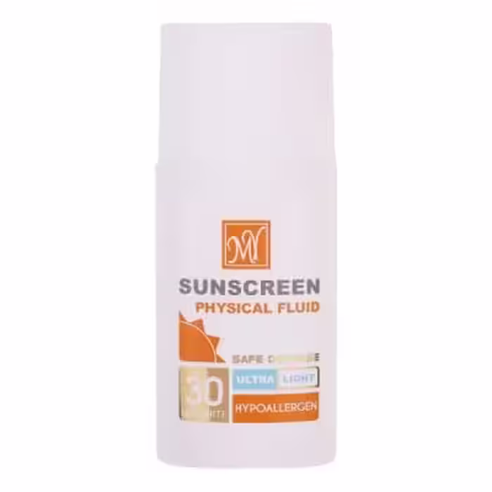 فلوئید ضد آفتاب بی‌رنگ مای  SPF30 مدل Hypoallergen مناسب انوع پوست، حجم 50 میلی‌لیتر