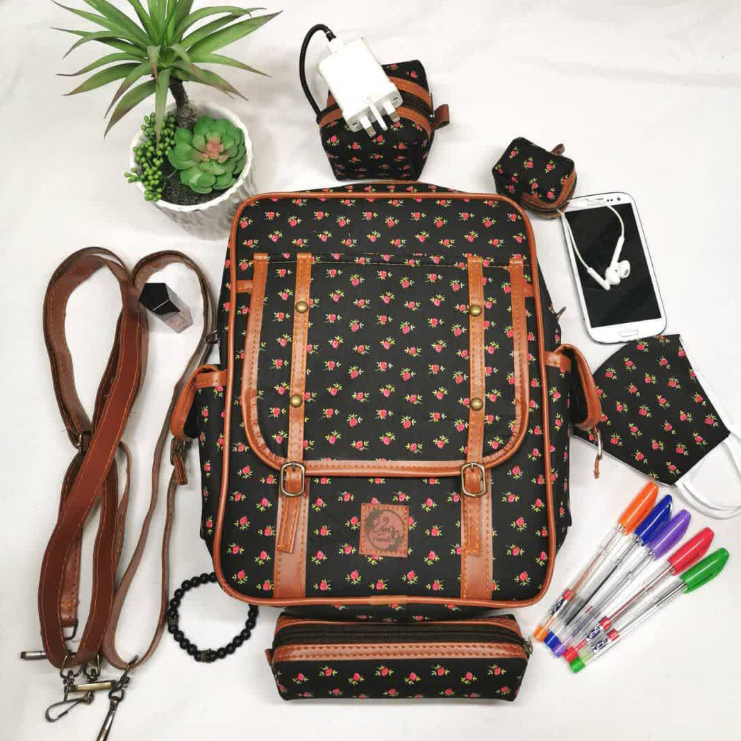 ست گلگلی پنج تیکه کوله کد 1