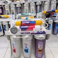 آب شیرین کن تصفیه آب آبشیرین کن 6 مرحله فول سافت واتر صورتی