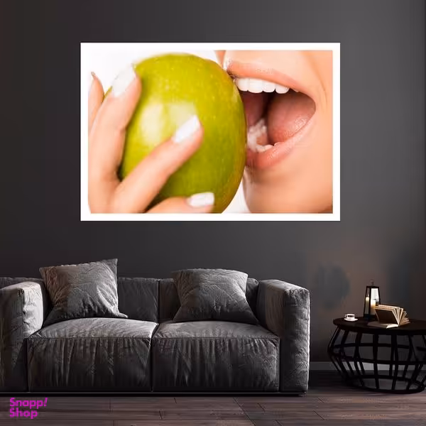 تابلو بکلیت طرح لبخند و دندانپزشکی مدل قاب شاسی W-s9445