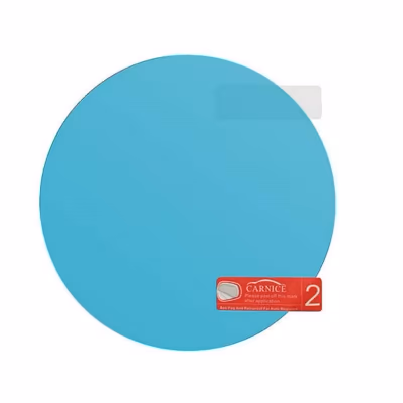 برچسب آبگریز آینه سایز گرد مناسب برای تمامی خودرو مجموعه ی دو عددی