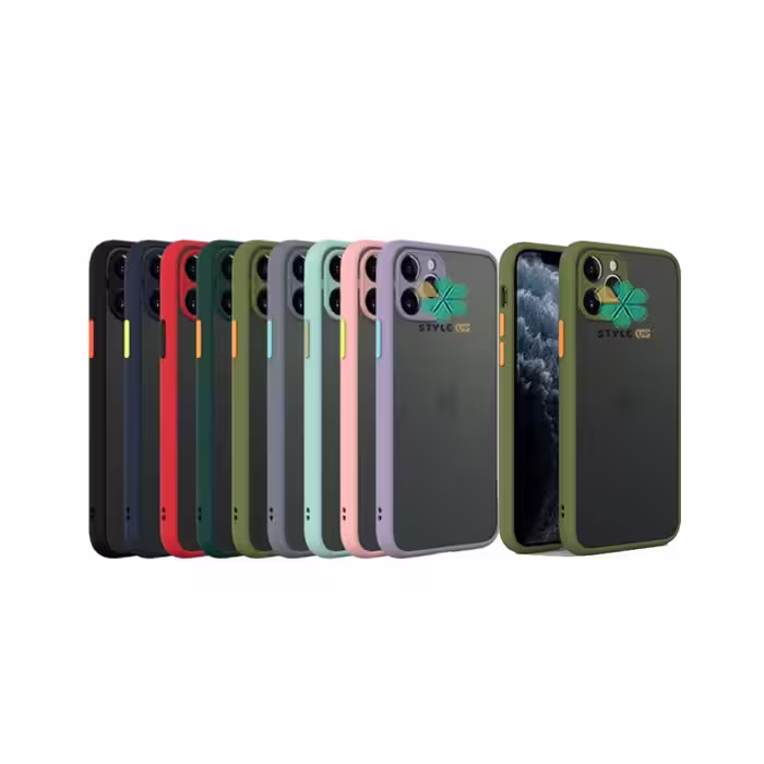 قاب گوشی آیفون Apple iPhone 12 Pro مدل پشت مات محافظ لنزدار