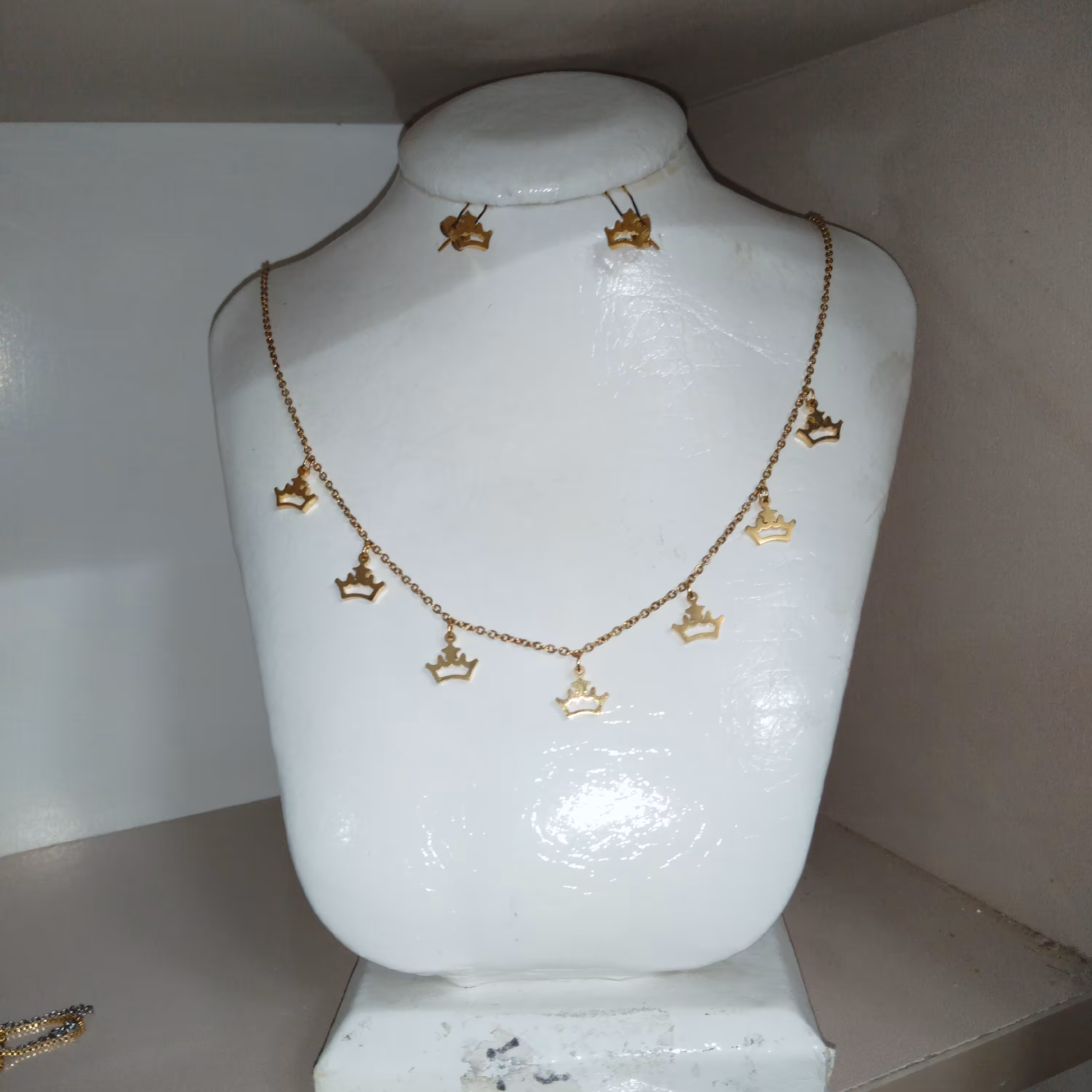 نیم ست استیل طرح تاج