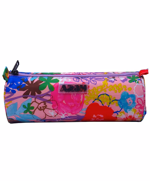 جامدادی پارچه ای  عرش استوانه سه زیپ کلاسیک کد 212