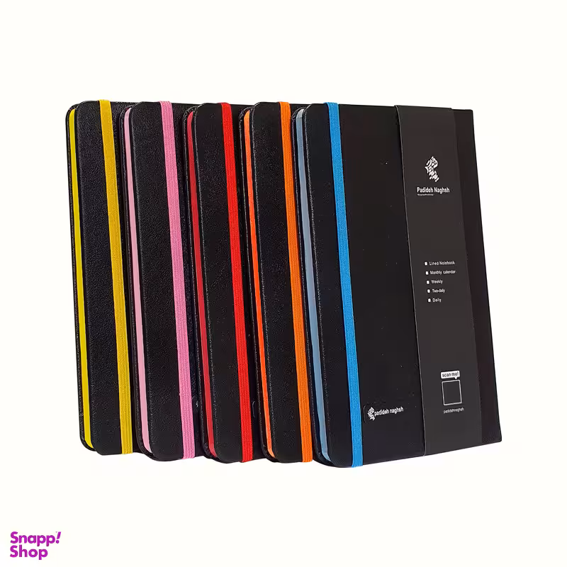 دفتر یادداشت پدیده نقش مدل مداد رنگی بسته 5 عددی