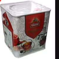 چای مسما کلکته قوطی فلزی مشکی اصلی وزن 450گرم 