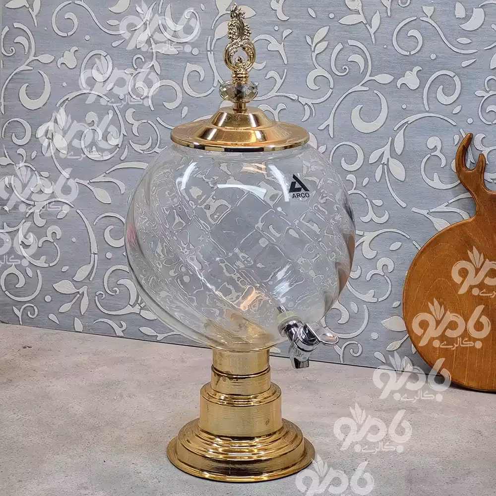 کلمن شیشه ای لیام پایه فلزی ساده