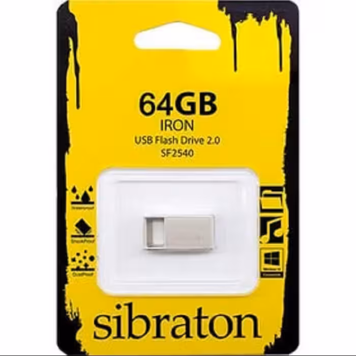 فلش مموری سیبراتون Iron USBFlash Drive 2.0 SF2540 ظرفیت64 گیگابایت