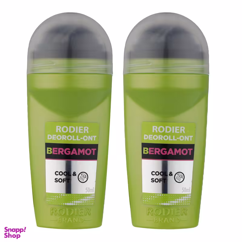 رول ضد تعریق رودیر مدل Bergamot Cool Soft حجم 50 میلی‌لیتر مجموعه 2 عددی
