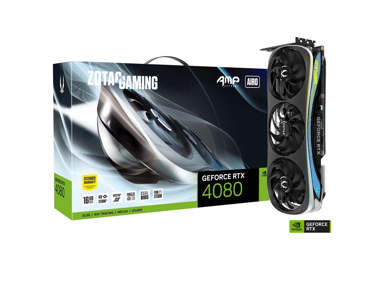 خرید کارت گرافیک زوتاک ZOTAC GeForce RTX 4080 16GB AMP Extreme AIRO با بهترین قیمت