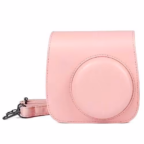 کیف دوربین فوجی فیلم مناسب برای FujiFilm Instax mini 9/8 Clear Pink Bag