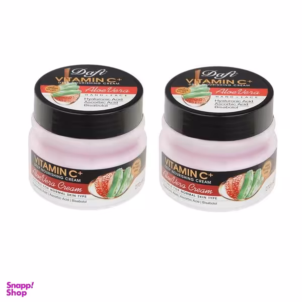 کرم آبرسان دافی مدل آلوئه ورا حجم 270 میلی لیتر مجموعه 2 عددی