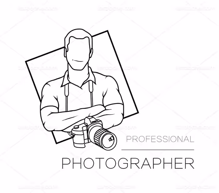 وکتور لوگو عکاسی | گرافیک با طعم تربچه