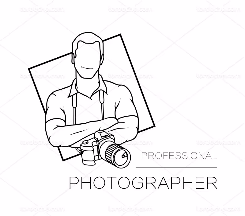 وکتور لوگو عکاسی | گرافیک با طعم تربچه