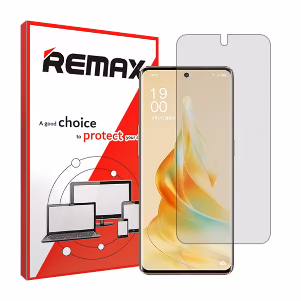 گلس اوپو Reno9 Pro مدل هیدروژلی شفاف برند ریمکس کد S