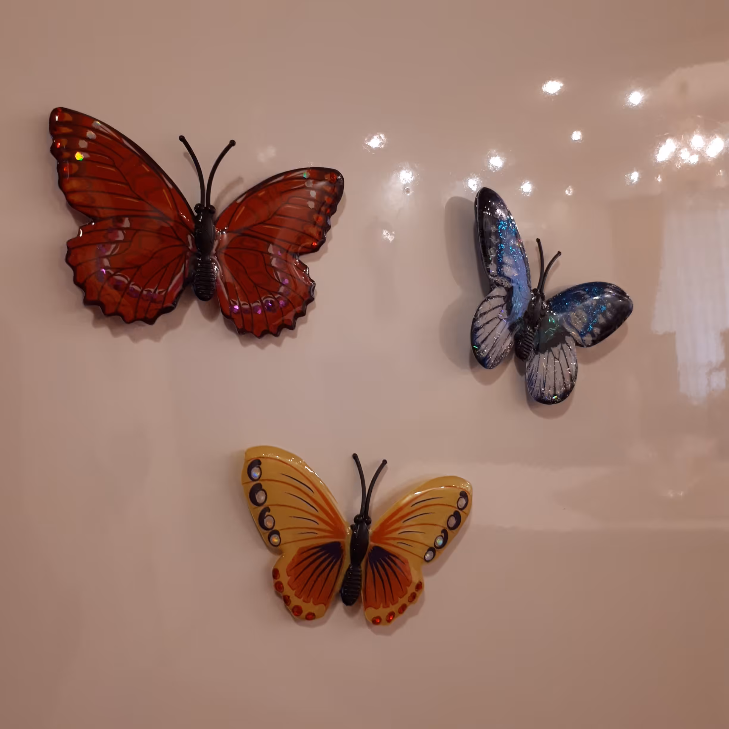 مگنت یخچال طرح پروانه در انواع رنگ وطرح