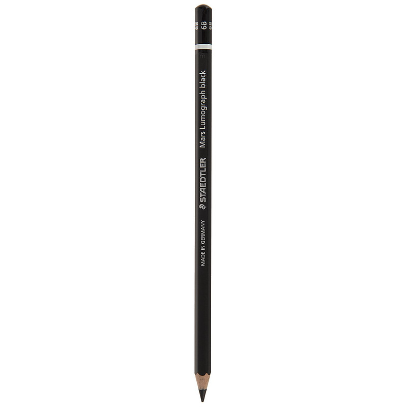 مداد طراحی استدلر مدل Mars Lumograph Black با درجه سختی 6B