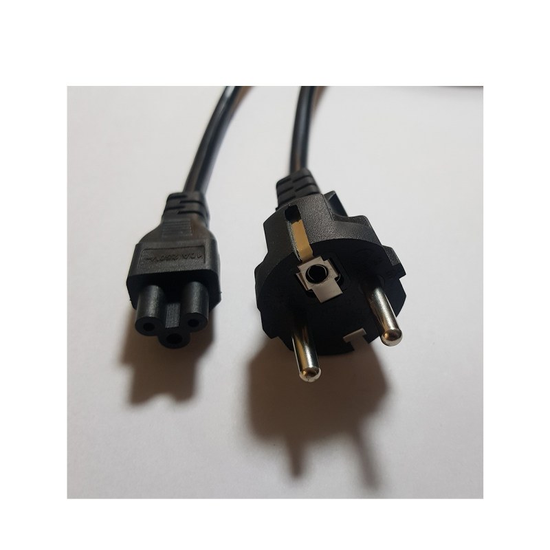 کابل برق سه پین منبع تغذیه لپ تاپ مدل H-01 طول 1.8 متر