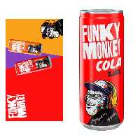 نوشیدنی انرژیزا فانکی مانکی funky monkey کولا کلاسیک (روسیه) 330 میل
