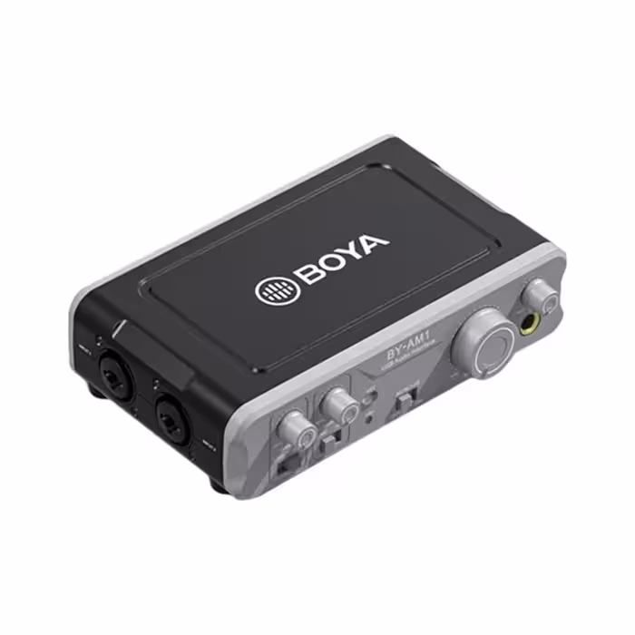میکسر بویا BOYA BY-AM1 DUAL-CHANNEL USB 2 MIXER