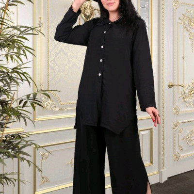 مانتو شلوار زنانه ابروبادی مدل سپیده