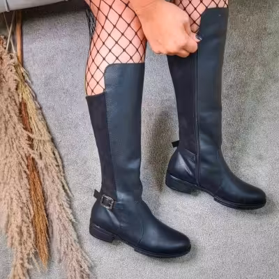 بوت با رویه چرم