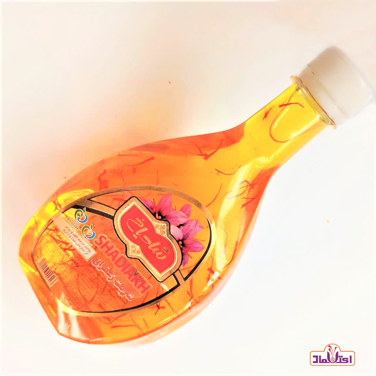 شربت زعفران 700 گرمی اعتماد  ( شیره نبات زعفرانی )