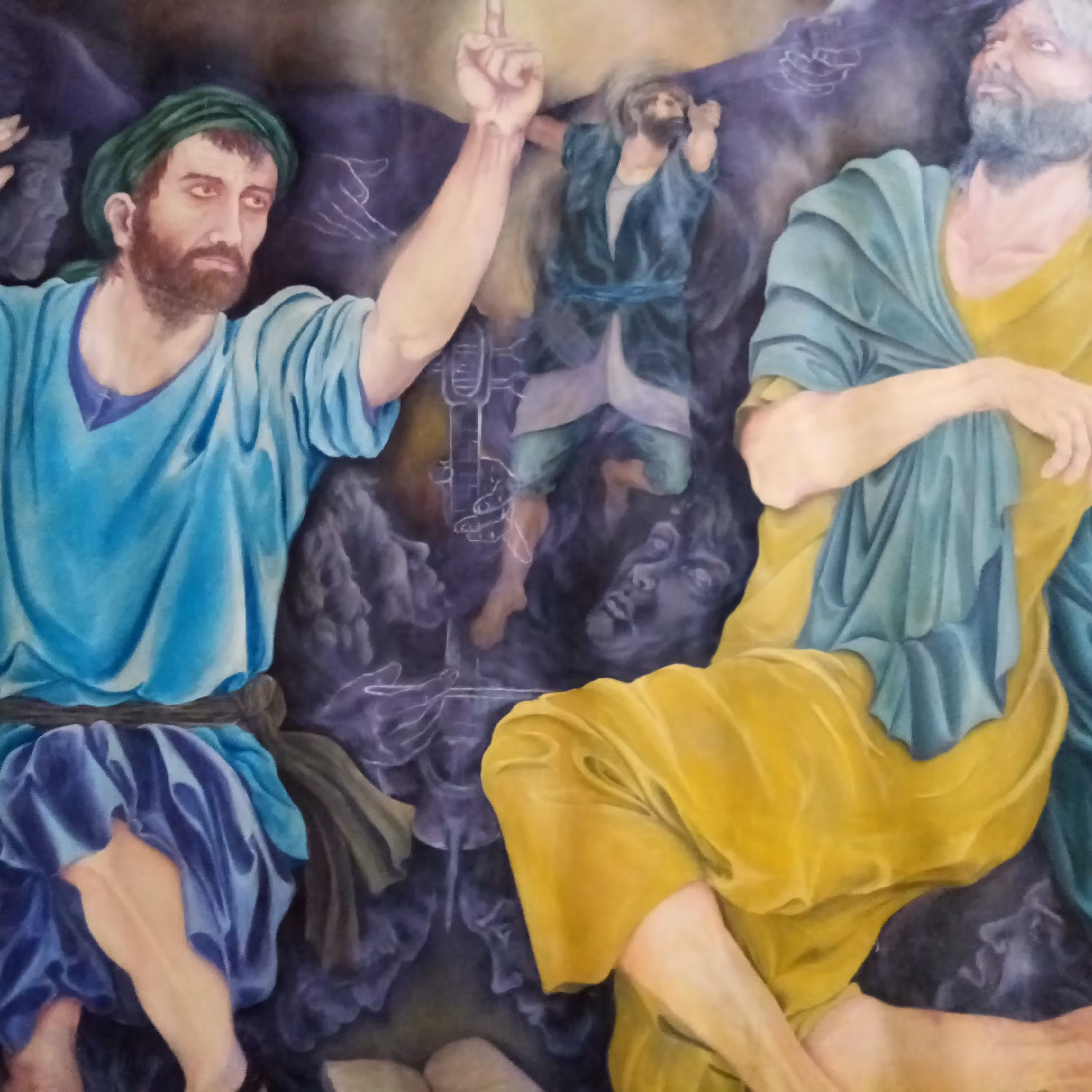 نقاشی رنگ روغن روی بوم ارسال رایگان 