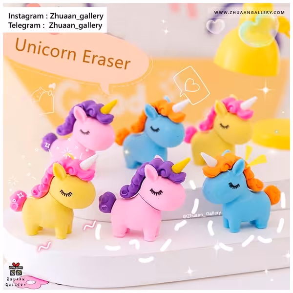 پاک کن Cute Unicorn مدل یونیکورن