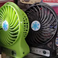پنکه رومیزی شارژی سه زمانه دارای باطری شارژی جدا شونده مناسب برای همه و همه جا پر قدرت   هم باطری و هم usb  دارای باطری