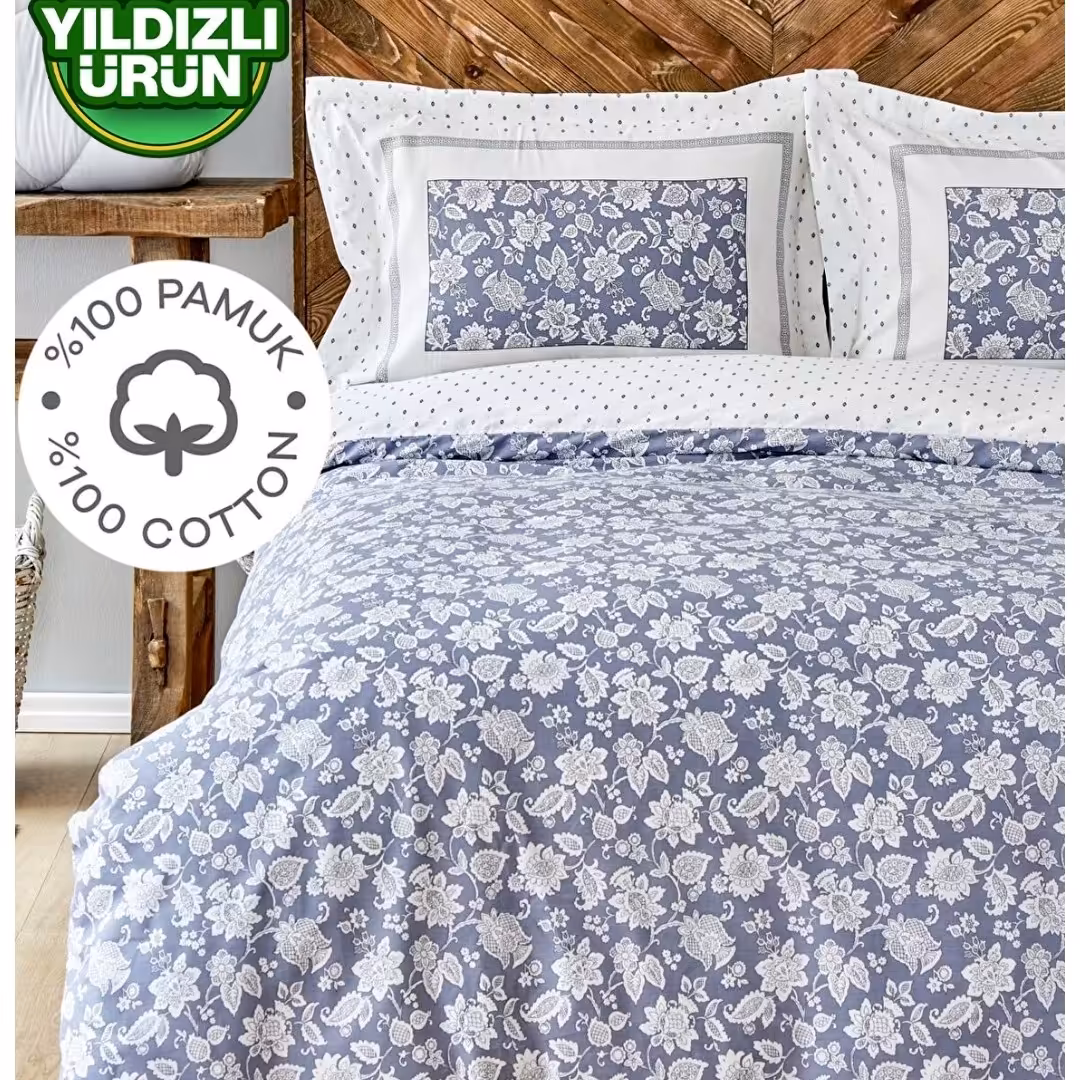 کاور لحاف، روکش تخت خواب و کاور دو عدد بالش از ترکیه