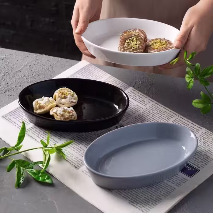 تابه بیضی سرامیکی